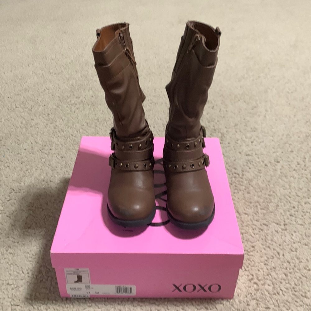 XOXO boots girl’s size 11 M youth- Used